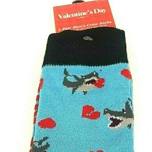 Valentine’s Day Sharks Christmas Men’s Crew Size 6